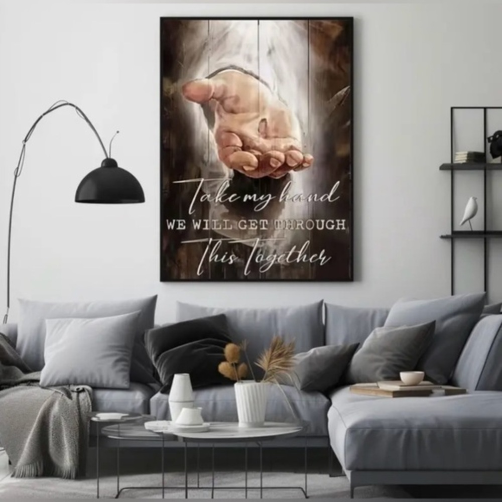 Take My Hand Wall Plaque NWT